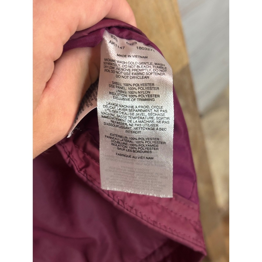 Columbia Womens Maroon Quilted Insulated Full Zip Vest Size Medium - Picture 7 of 8